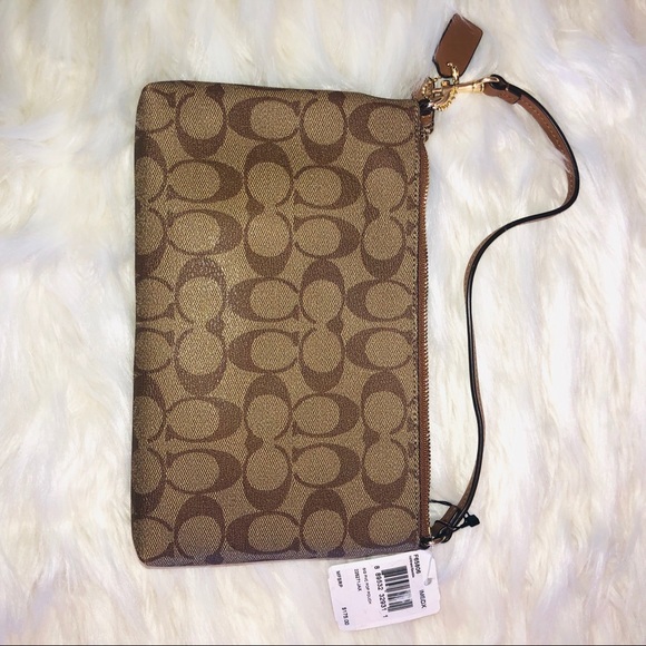 Coach signature wristlet NWT - Picture 4 of 6